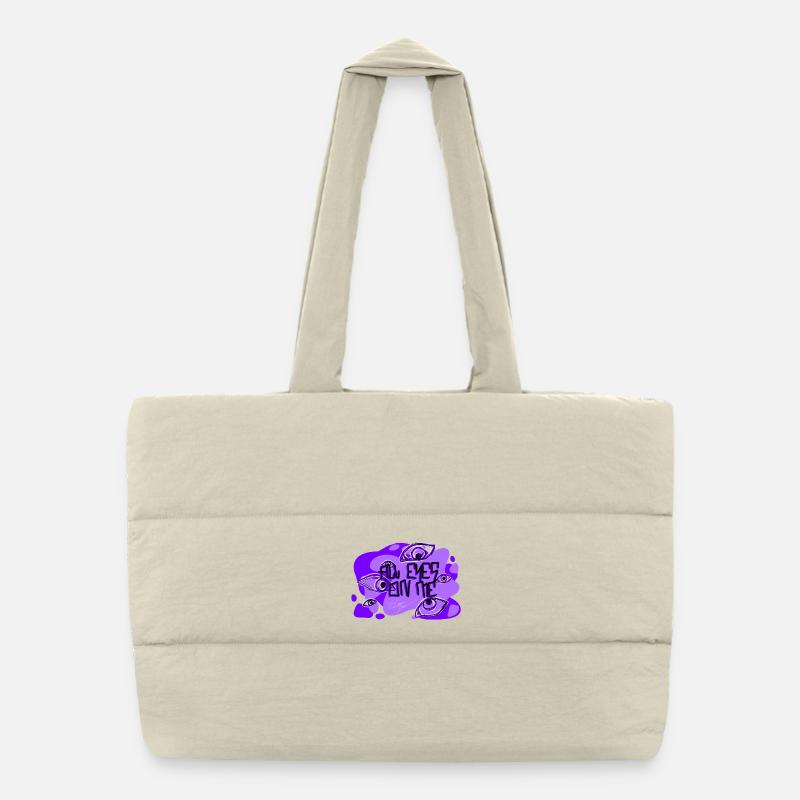 Eyes on me - Calypso Blous Puffer Shopping Bag