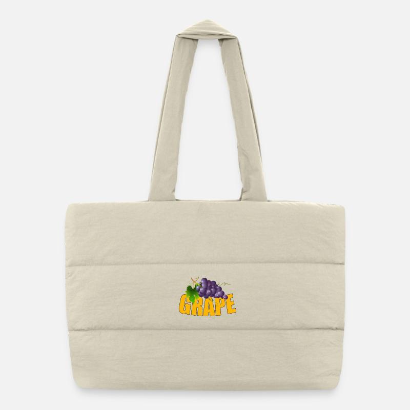 GRAPE Puffer Shopping Bag