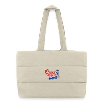 Déclaration de Check Mate - Sac shopping matelassé - blanc naturel - Devant