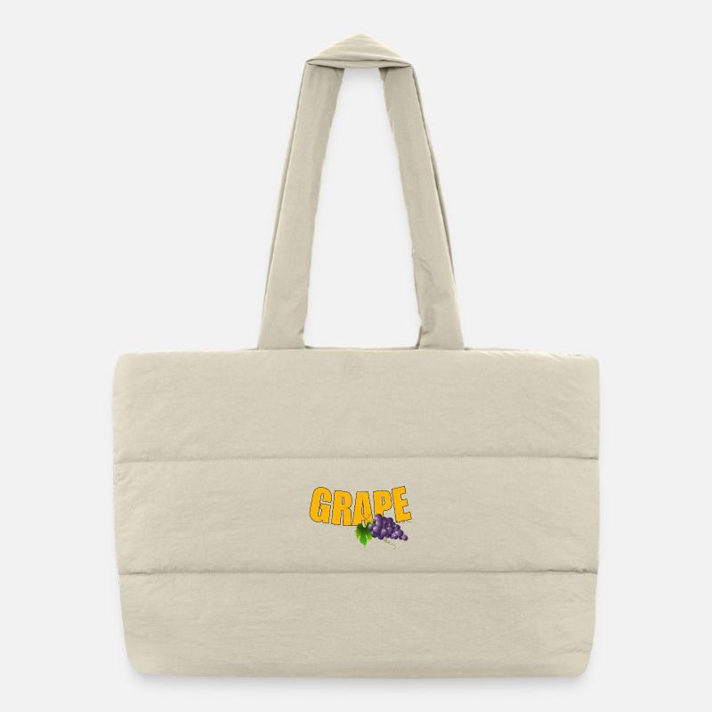 GRAPE Puffer-Einkaufstasche