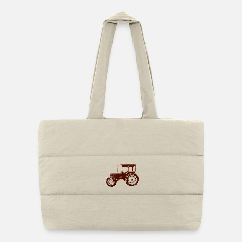 Traktor Bauer Puffer-Einkaufstasche
