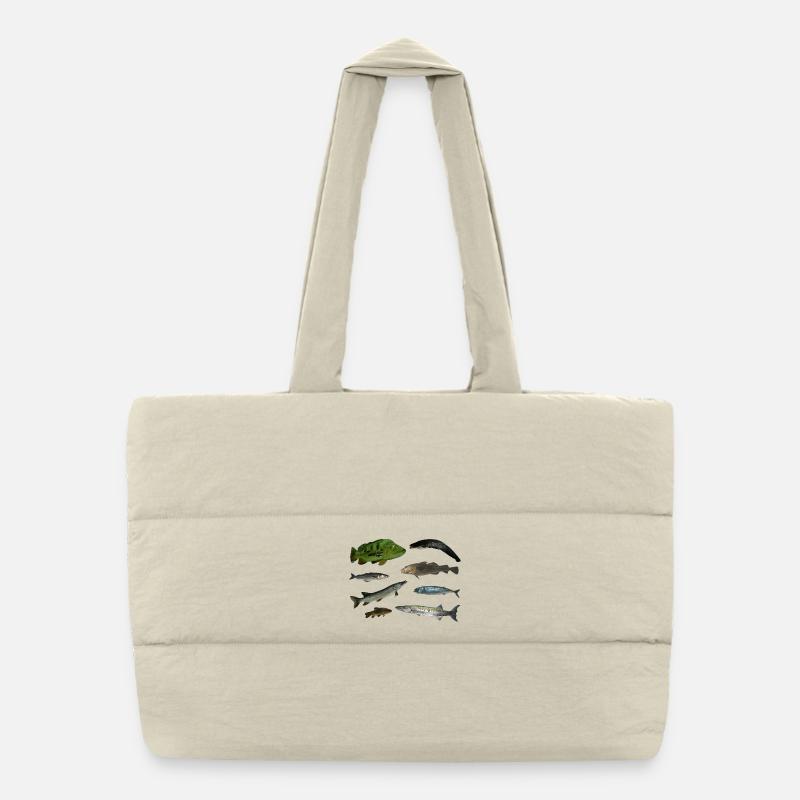 Pisces Puffer Shopping Bag