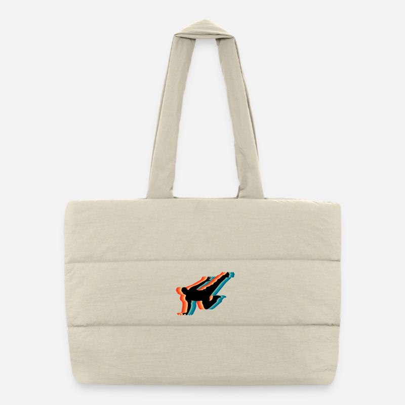 Parkour Heartbeat Pulse Freerunning rétro Sac shopping matelassé