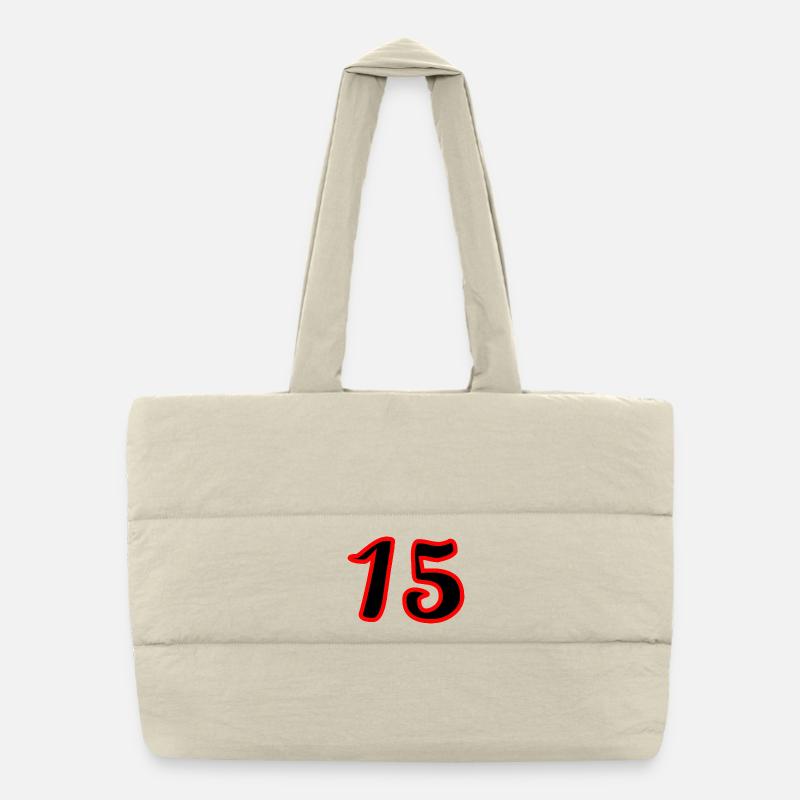 15. 15 ANS. 15e ANNIVERSAIRE. ANNIVERSAIRE 15 ANS. Sac shopping matelassé