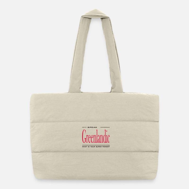 Super Puissance Groenlandaise Sac shopping matelassé