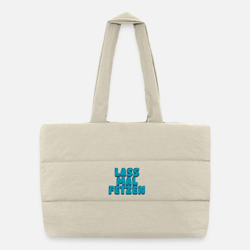 3. Laisse-la déchirer Sac shopping matelassé