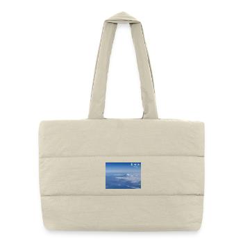 Mount Fuji - Puffer Shopping Bag - natural - Front