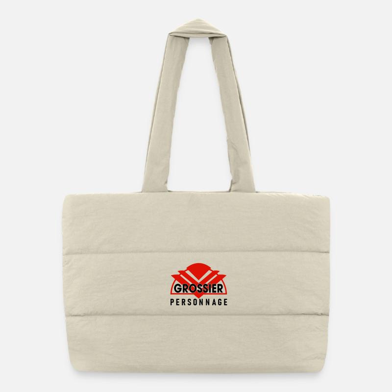 Gossier personnage Sac shopping matelassé