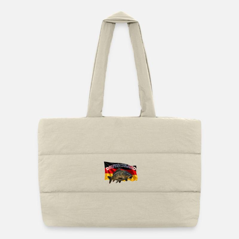 Karpfenangeln Deutschland - Angeldesign Puffer-Einkaufstasche