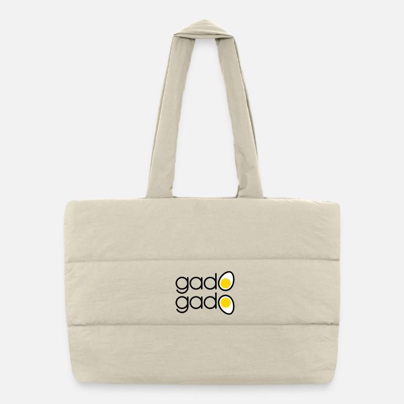 Gado Gado indonésien - Sac shopping matelassé - blanc naturel