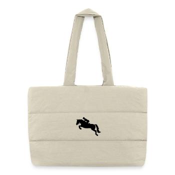Springreiten - Puffer Shopping Bag - natural - Front