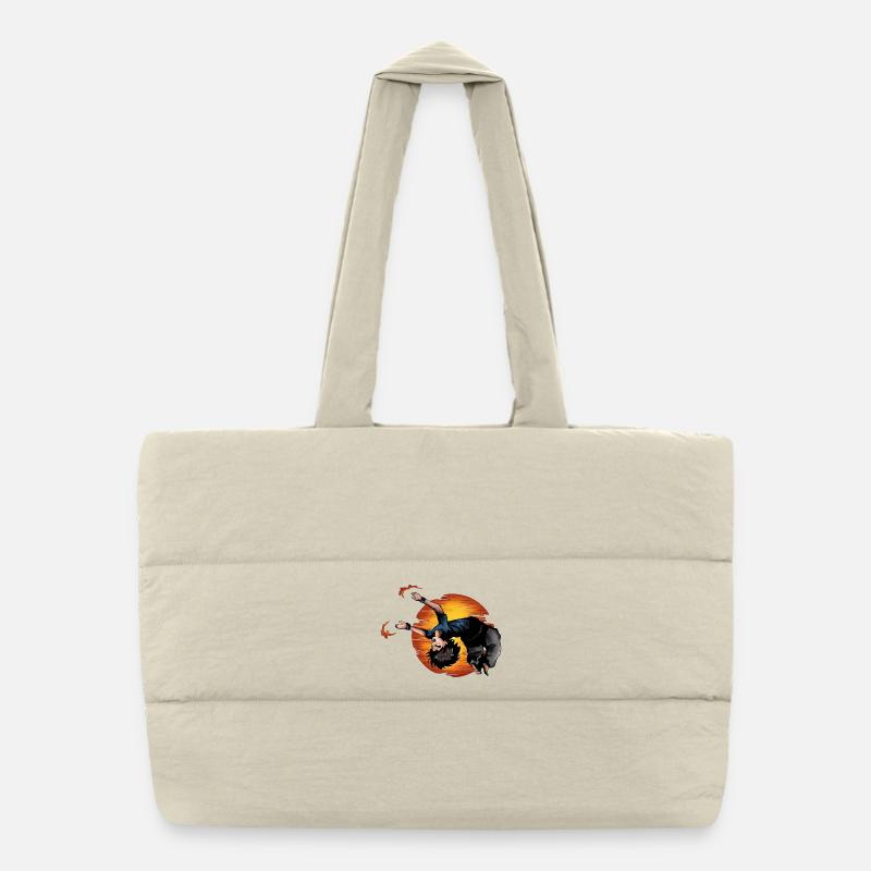 Backflip Anime Manga Figur Puffer-Einkaufstasche