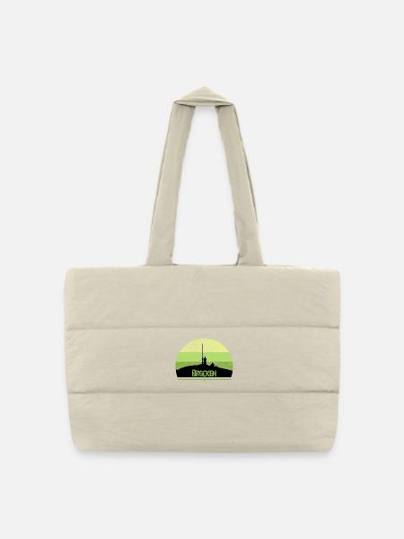 Harz Style - Brocken - Wir lieben den Harz - Gesteppte Shopping Bag - Naturweiß