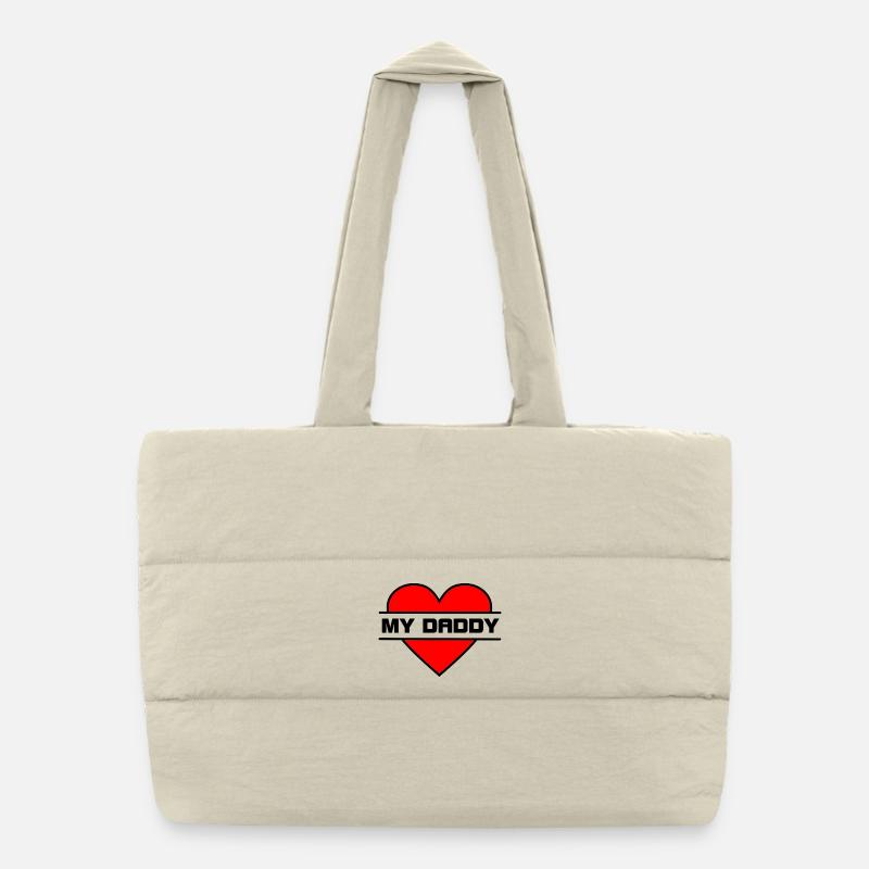 Liebe dein Herz 034 Puffer-Einkaufstasche