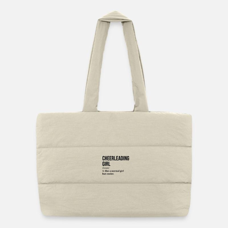 Cheerleader Puffer Shopping Bag