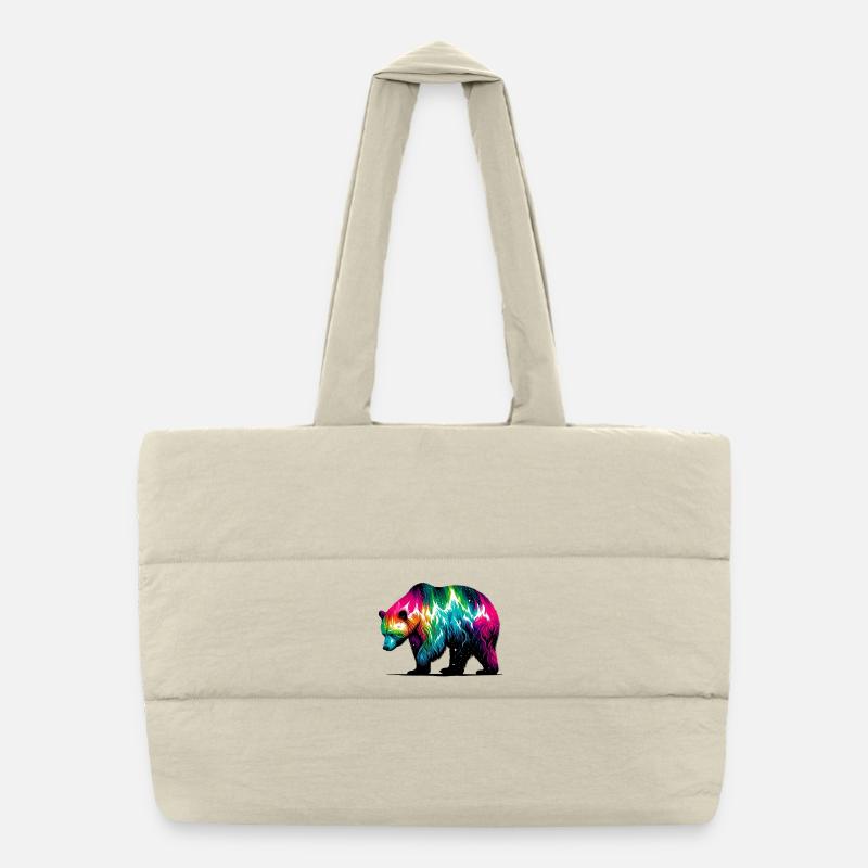 Bär Puffer-Einkaufstasche