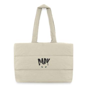 Cat in the Dark - Puffer Shopping Bag - natural - Front