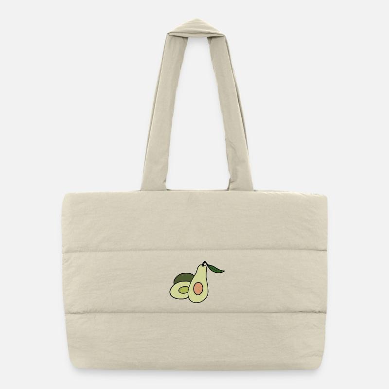 Délicieux fruit avocat Sac shopping matelassé