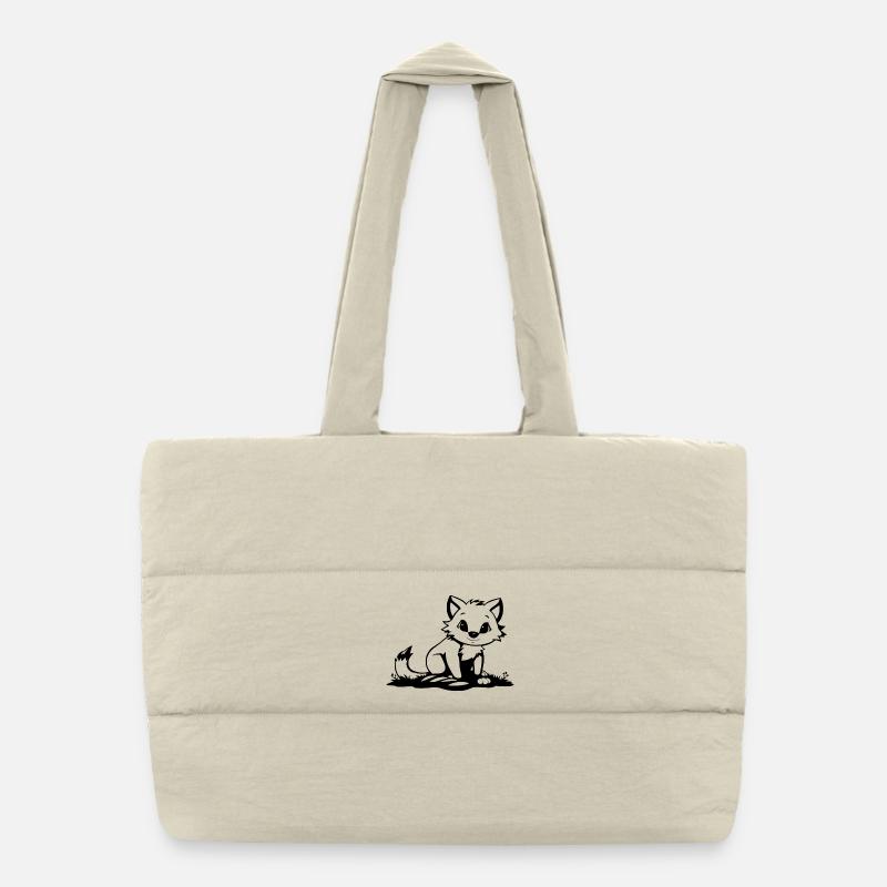 Renard Sac shopping matelassé