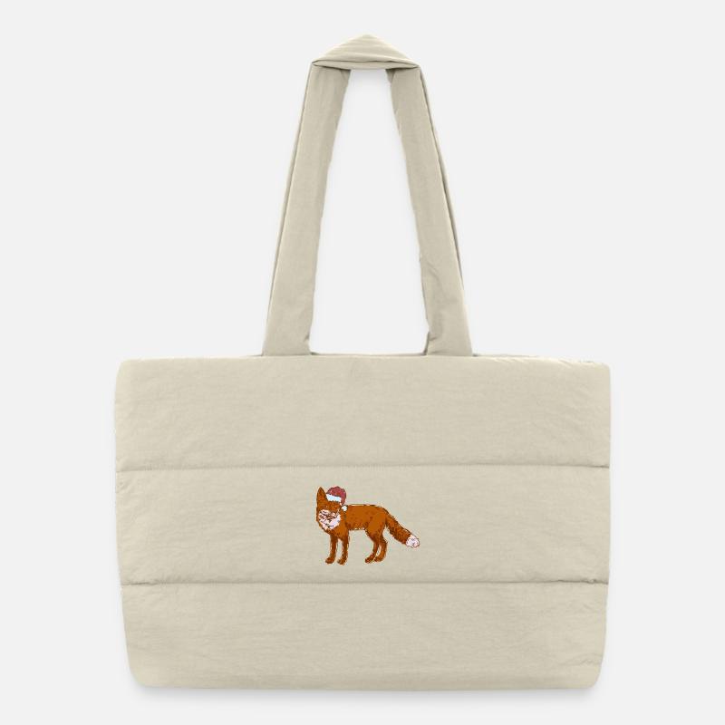 WEIHNACHTSFUCHS Puffer-Einkaufstasche