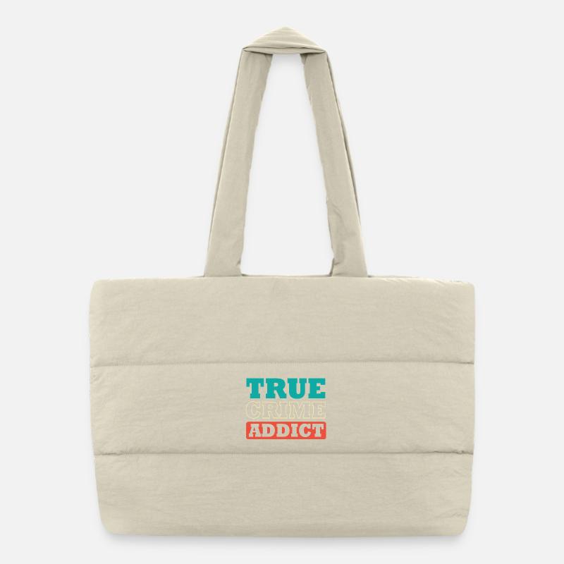Krimi True Crime Sac shopping matelassé