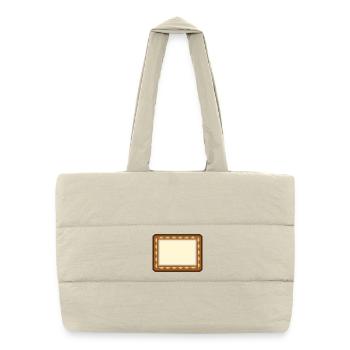 Picture frame - Puffer Shopping Bag - natural - Front