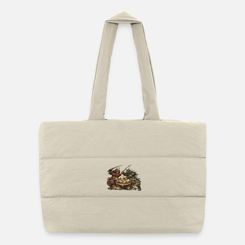 Ramen Nudeln Schlacht der Samurai Japan cool Puffer-Einkaufstasche