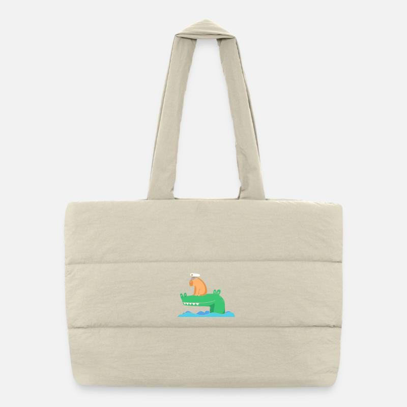 Capybara Capibara Puffer-Einkaufstasche