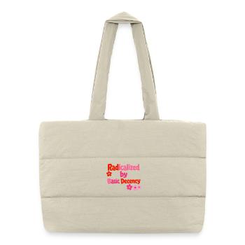 Radical Decency Retro Bloom - Puffer Shopping Bag - natural - Front