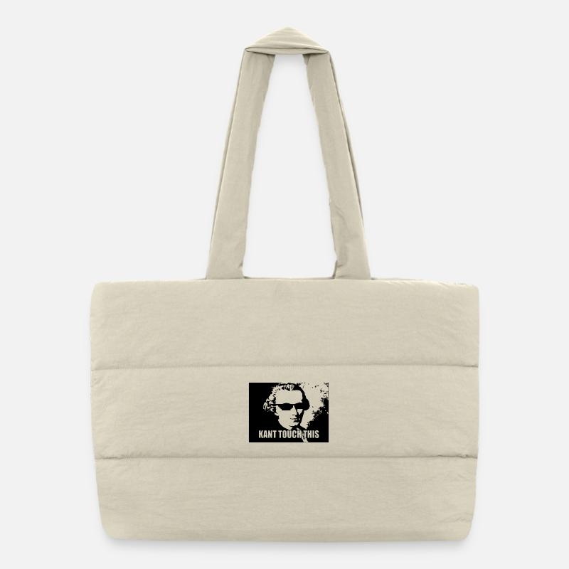 Kant touch this Puffer-Einkaufstasche
