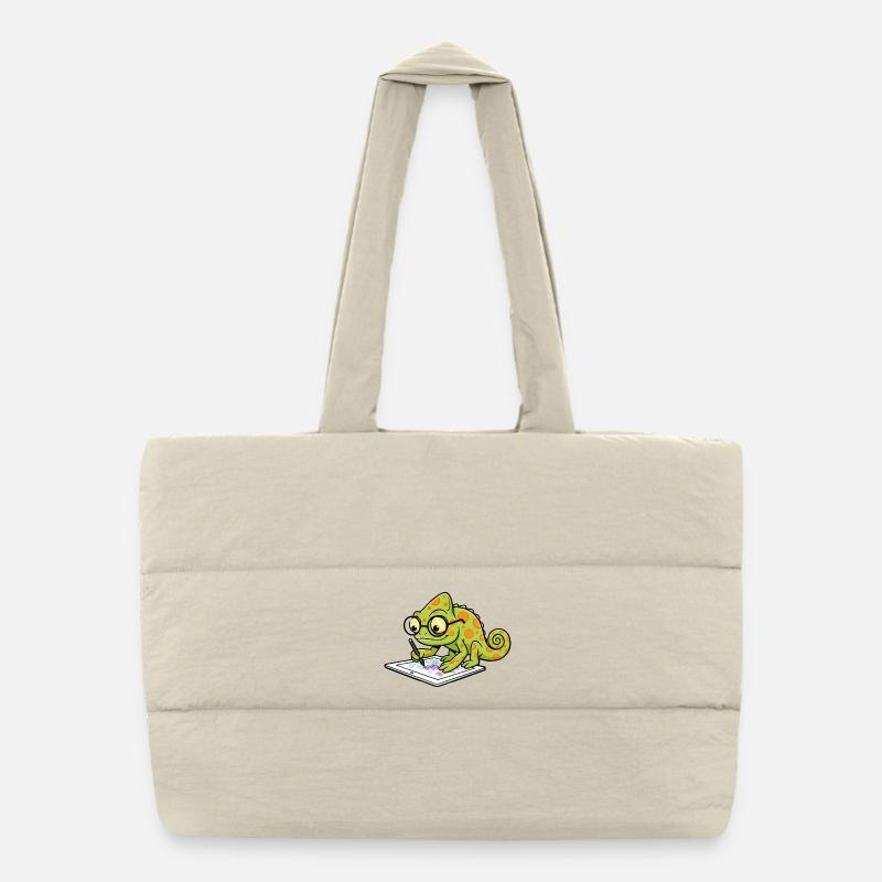 Caméléon Artiste Numérique Tablette Graphique Masc Sac shopping matelassé