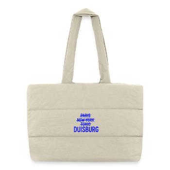 Duisburg, Ruhrpott, Quartier de la Ruhr Hoodie de la ville, Mug - Sac shopping matelassé - blanc naturel - Devant