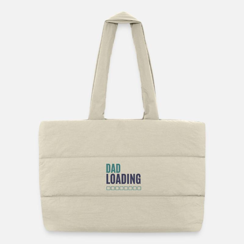 Dad Loading Fortschrittsanzeige Puffer-Einkaufstasche