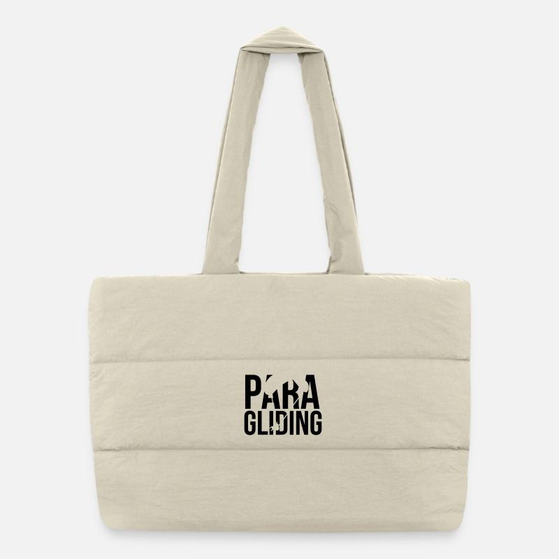 paragliding Puffer Shopping Bag
