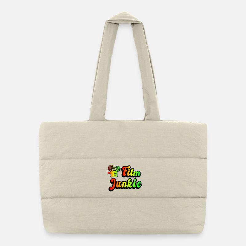 Film Junkie Rainbow Design Sac shopping matelassé