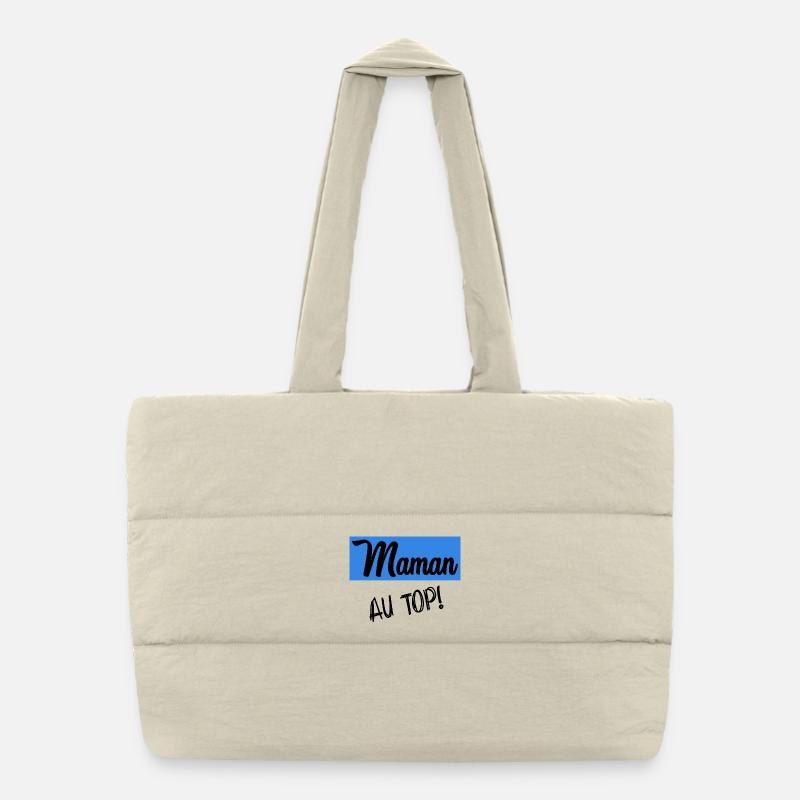 MOTHER'S DAY. MOM Puffer Shopping Bag