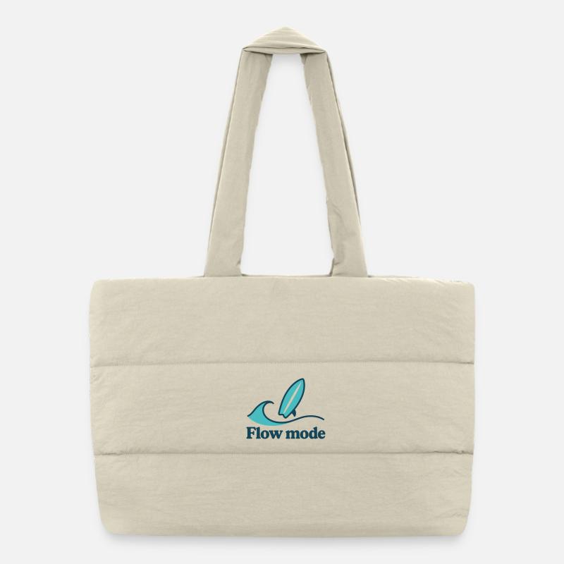 Flow Mode Puffer Shopping Bag