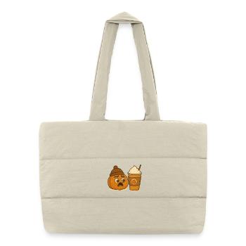 Freddie Pumpkin 2 - Puffer Shopping Bag - natural - Front