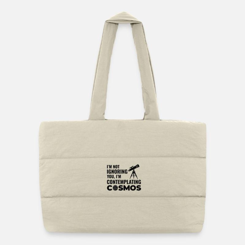 Space Planet Art Lover Puffer Shopping Bag