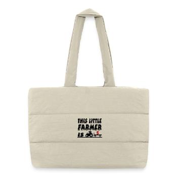 Birthday - Puffer Shopping Bag - natural - Front
