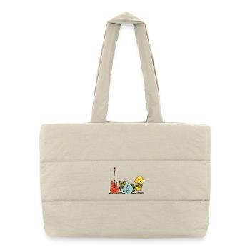 Musical instruments - Puffer Shopping Bag - natural - Front