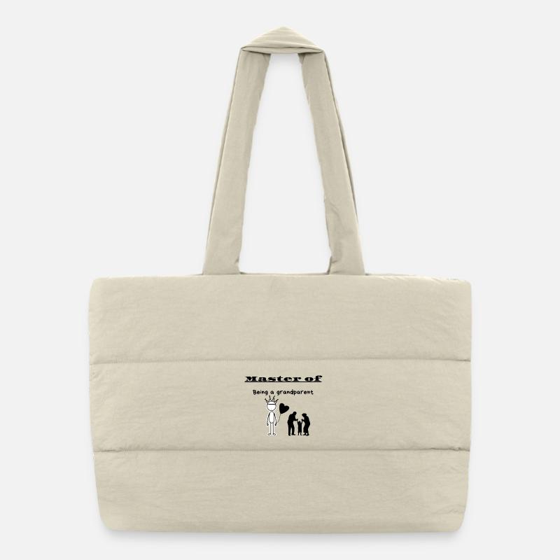 Maître d’être grand-parent Sac shopping matelassé