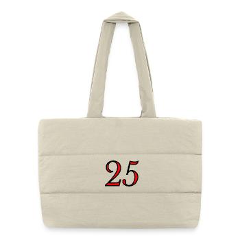 25. 25 YEARS. 25th ANNIVERSARY. 25 YEARS ANNIVERSARY. - Puffer Shopping Bag - natural - Front