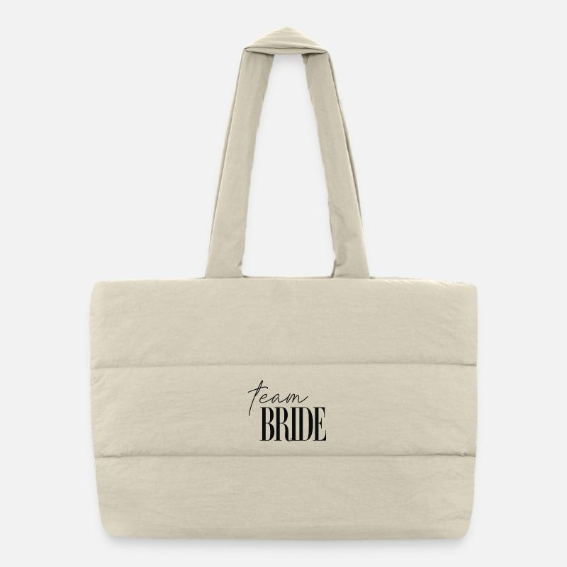 Équipe Mariée Sac shopping matelassé