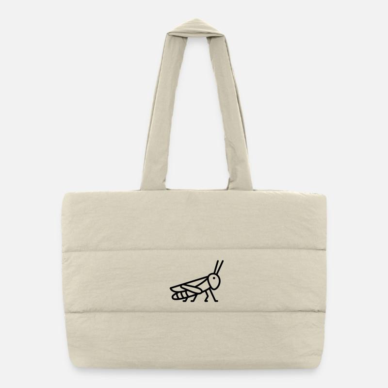 grasshopper Puffer Shopping Bag