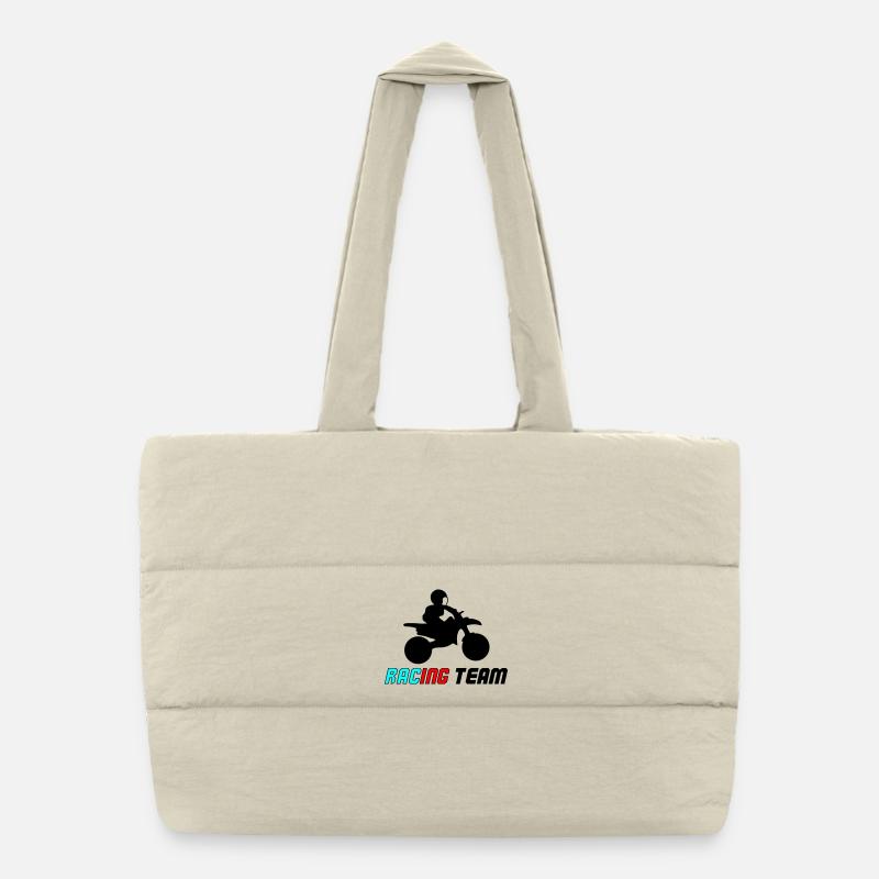 Course Neon Typo Sprint Sac shopping matelassé