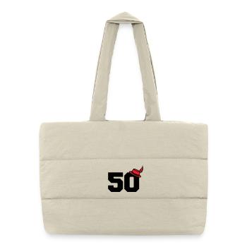 50 - Puffer Shopping Bag - natural - Front