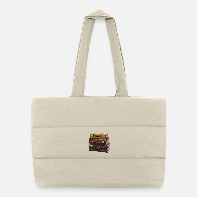 valises Sac shopping matelassé