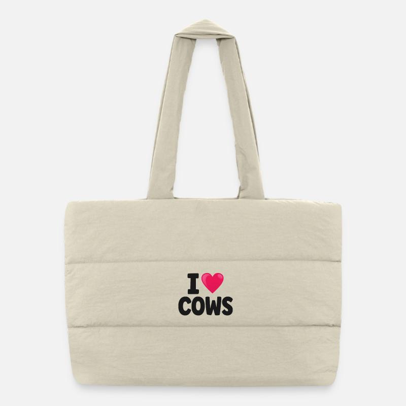 Vache Vaches Sac shopping matelassé