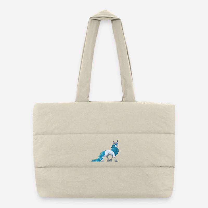 Cornelune - Sac shopping matelassé - blanc naturel